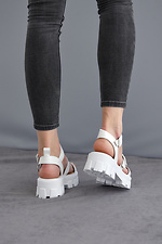 Chunky summer platform sandals with buckles  8019539 photo №9