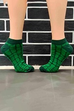 Короткие спортивные носки зеленого цвета R'N'B SOCKS 8024539 фото №1