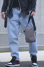 Messenger Basic Gray Melange Man Without 8049540 photo №5