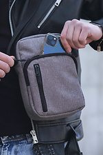 Messenger Basic Gray Melange Man Without 8049540 photo №7