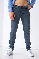 Летние темные джинсы для мужчин  4015541 фото №1