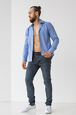 Летние темные джинсы для мужчин  4015541 фото №2