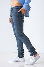 Летние темные джинсы для мужчин  4015541 фото №3
