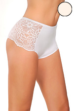 High rise panties with lace inserts on the sides ORO 2021542 photo №1