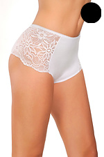 High rise panties with lace inserts on the sides ORO 2021543 photo №1