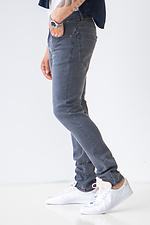 Летние серые джинсы для мужчин  4015543 фото №4