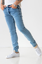 Летние светлые джинсы для мужчин  4015544 фото №1