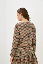 Checked wool blend jacket with large pockets Garne 3039545 photo №3
