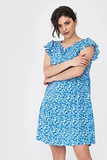 Літня штапельна сукня LIZZ до коліна з пишними короткими рукавами Garne 3040545 фото №2