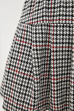 Wool-blend mini skirt with yoke and wide pleats Garne 3039546 photo №4
