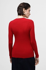 Roter Pullover  4038546 Foto №3