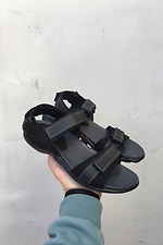 Men's summer sandals in sports style with Velcro  8019546 photo №2