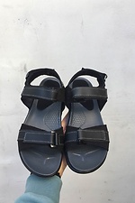 Чоловічі літні сандалі у спортивному стилі на липучках  8019546 фото №3