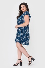 Літня штапельна сукня LIZZ до коліна з пишними короткими рукавами Garne 3040547 фото №2
