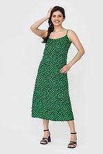 Długa sukienka AMI w kwiecisty wzór na ramiączkach typu spaghetti Garne 3040548 zdjęcie №2