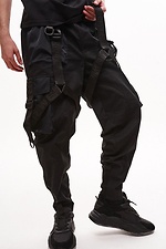 Cargohose mit Trägern „Royce“, schwarz TUR WEAR 8037550 Foto №1
