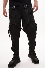 Cargohose mit Trägern „Royce“, schwarz TUR WEAR 8037550 Foto №2