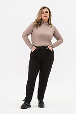 Women's jeans black  4015553 photo №4
