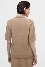 Hellbrauner Damenpullover  4038553 Foto №3