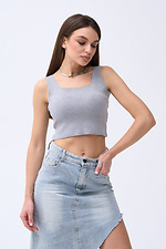 Light gray women's T-shirt  4038554 photo №1