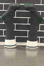 Длинные теплые носки серого цвета на зиму R'N'B SOCKS 8024556 фото №1