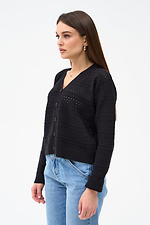 Women's black cardigan  4038557 photo №2