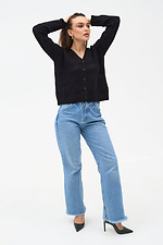 Women's black cardigan  4038557 photo №3