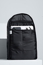 Small urban backpack yellow with zippered outer pocket Without 8042559 photo №6