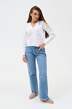 Women's white cardigan  4038561 photo №3