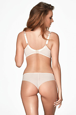 Beigefarbener Push-up-BH mit dekorativen Streifen Kinga 4023562 Foto №3