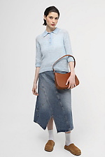 Blue women's jumper  4038562 photo №2