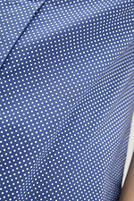 Котонова сорочка KAYAN без рукавів синього кольору в горошок Garne 3036563 фото №4
