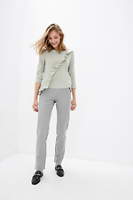 High rise office cotton trousers Garne 3039563 photo №2