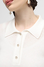 Women's white jumper  4038564 photo №2