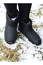 Короткие непромокаемые сапожки дутики на зиму Forester 4101564 фото №12