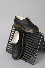 Men's leather shoes with stitched soles  4205565 photo №2