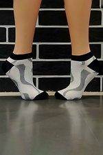 Короткие хлопковые носки под кроссовки с рисунком R'N'B SOCKS 8024565 фото №1