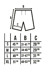 Бежеві літні шорти бавовняні в стилі тай-дай Custom Wear 8025565 фото №6