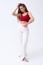 Red women's T-shirt  4038566 photo №4