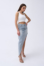 White women's T-shirt  4038567 photo №4