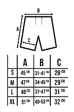 Schwarze Batik-Shorts aus Baumwolle für den Sommer Custom Wear 8025567 Foto №5