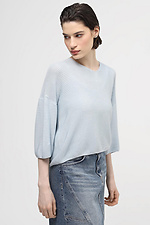 Blue women's jumper  4038568 photo №1