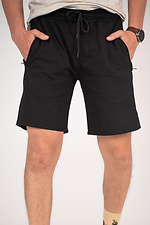 Schwarze Baumwollshorts für den Sommer mit Pfeilen Custom Wear 8025568 Foto №1