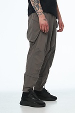 Cargo pants made of stretch nylon "SM-2402", khaki TUR WEAR 8037568 photo №3