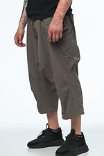 Cargo pants made of stretch nylon "SM-2402", khaki TUR WEAR 8037568 photo №6