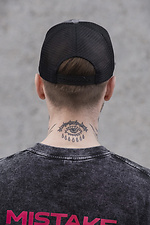 Men's Cap Baseball Cap Mesh Fourpage Gray Without 8049568 photo №5