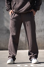 Herren-Sporthose mit geradem Bein, Oversized-Schnitt und lockerer Passform in Hellbraun Teamv 8034569 Foto №1