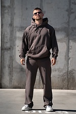 Herren-Sporthose mit geradem Bein, Oversized-Schnitt und lockerer Passform in Hellbraun Teamv 8034569 Foto №2