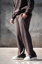Herren-Sporthose mit geradem Bein, Oversized-Schnitt und lockerer Passform in Hellbraun Teamv 8034569 Foto №3