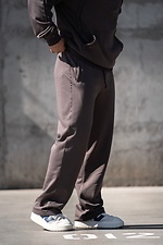 Herren-Sporthose mit geradem Bein, Oversized-Schnitt und lockerer Passform in Hellbraun Teamv 8034569 Foto №4